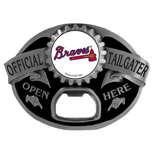 Atlanta Braves Tailgater Belt Buckle Bottle Opener