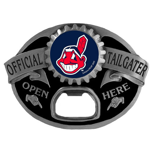 Cleveland Indians Tailgater Belt Buckle Bottle Opener