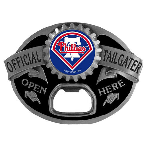 Philadelphia Phillies Tailgater Belt Buckle Bottle Opener
