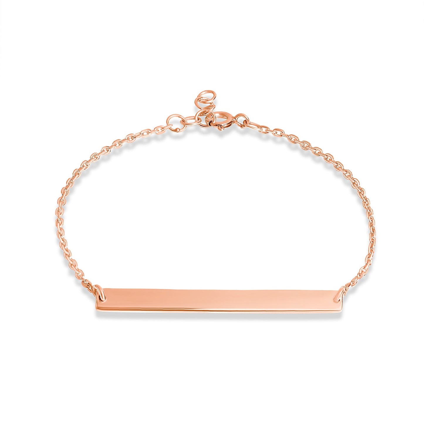 Mysha Personalized Bar of Strength Pendant and Bracelet Set