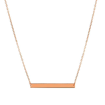Mysha Personalized Bar of Strength Pendant and Bracelet Set