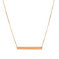 Mysha Personalized Bar of Strength Pendant and Bracelet Set