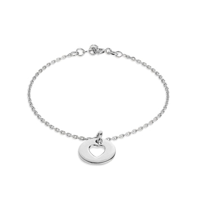 Mysha Personalized Captured Love Pendant & Bracelet Set