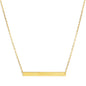 Mysha Personalized Bar of Strength Pendant and Bracelet Set