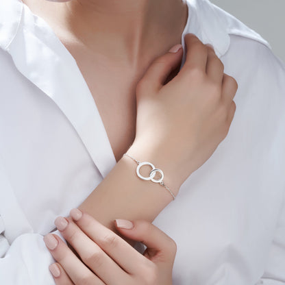 Mysha Personalized Mum and Daughter Eternal Bracelet