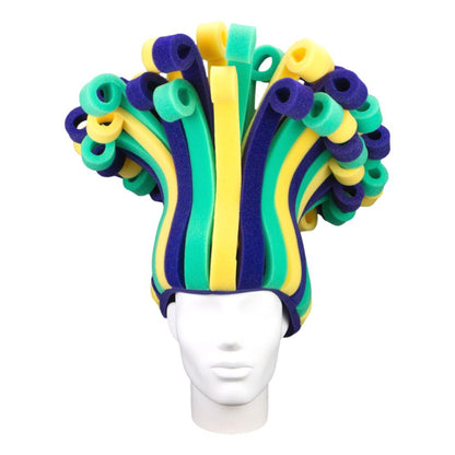 Mardi Gras Rainbow Wig Hat