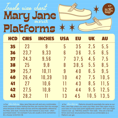 Chocolaticas® Riot Kitty Women's Mary Jane Platform