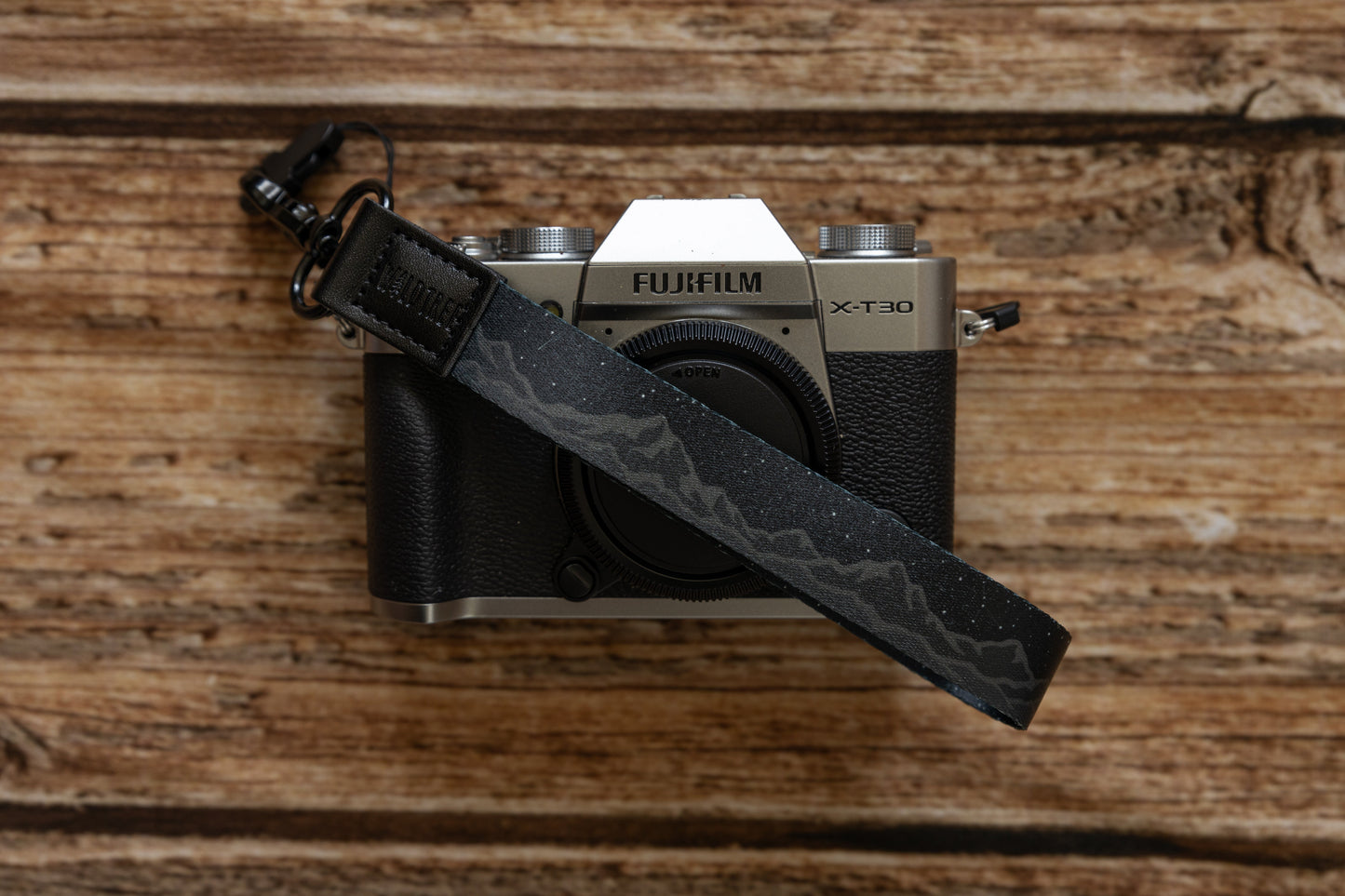 Midnight Mountain Wristlet Keychain