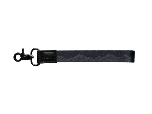 Midnight Mountain Wristlet Keychain