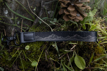 Midnight Mountain Wristlet Keychain