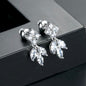 Linh - Minimalist Cubic Zirconia Bridal Earrings