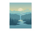 Misty Evening Sticker