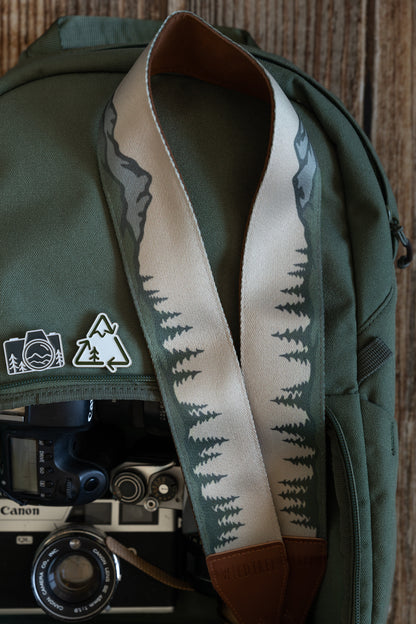 Mt and Trees Landscape Camera Strap