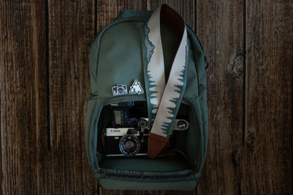 Mt and Trees Landscape Camera Strap