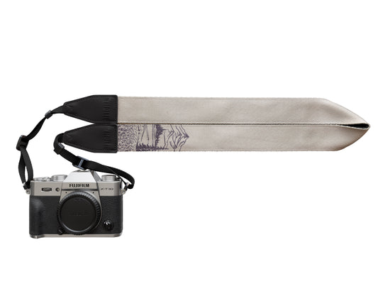 MT flower Black Camera Strap