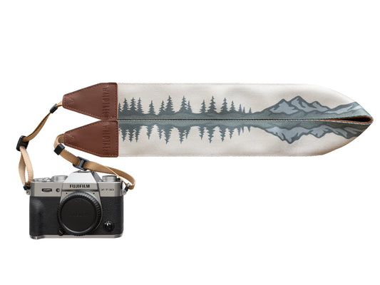 Mt and Trees Landscape Camera Strap