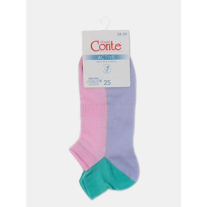Cotton Ankle Socks Conte Active - With a "Tongue" 393