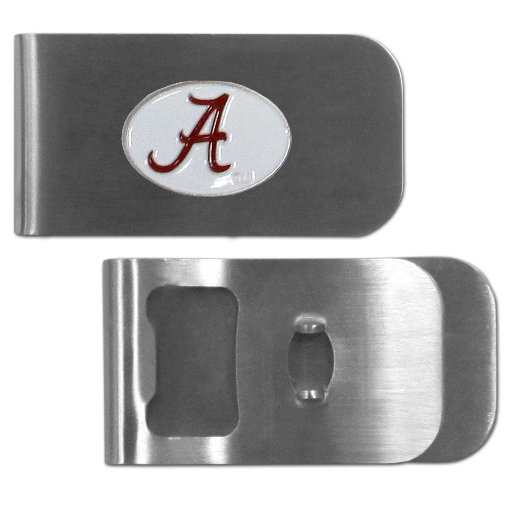 Alabama Crimson Tide Bottle Opener Money Clip