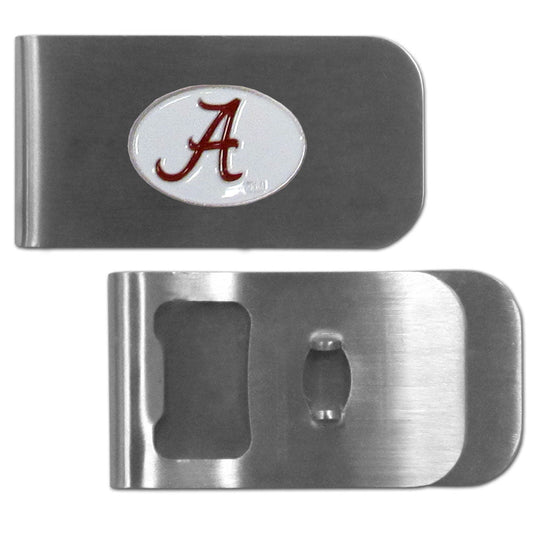 Alabama Crimson Tide Bottle Opener Money Clip