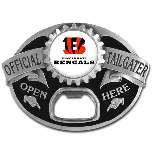 Cincinnati Bengals Tailgater Belt Buckle Bottle Opener