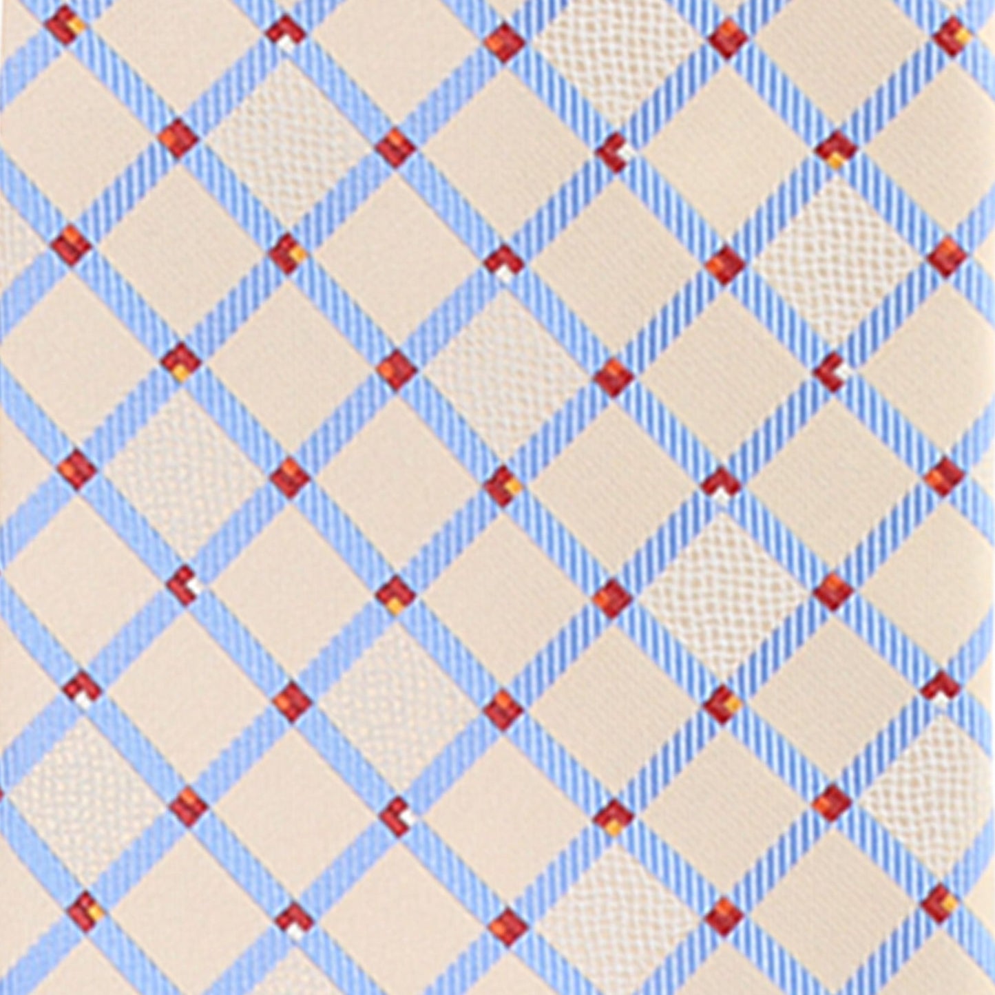 Vittorio Farina Men's Geometric Design Necktie & Pocket Square