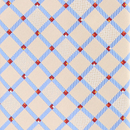 Vittorio Farina Men's Geometric Design Necktie & Pocket Square