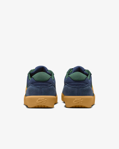 Nike SB Force 58 Midnight Navy Fir Gum Light Brown University Gold Size 10M / 11.5W NEW