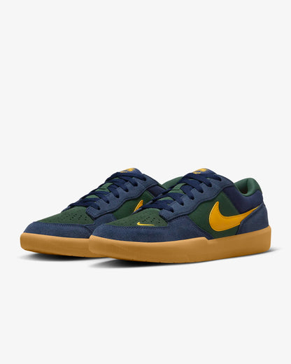 Nike SB Force 58 Midnight Navy Fir Gum Light Brown University Gold Size 10M / 11.5W NEW