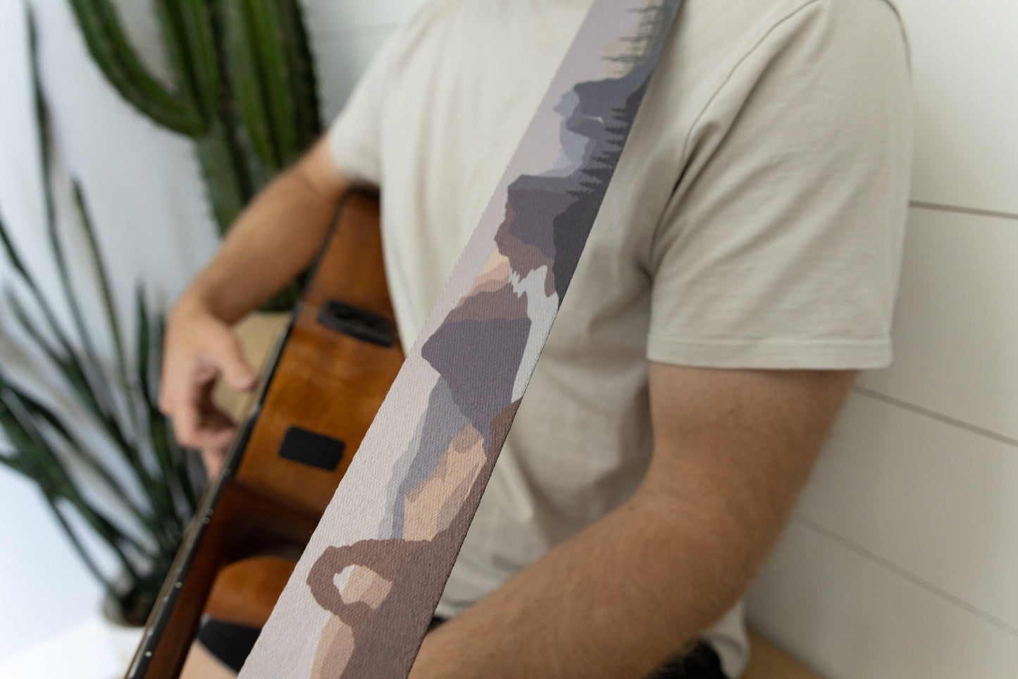 Parks in Color Guitar Strap