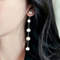 Daneli - Natural Pearl Bridal Earrings - Available in Gold and Silver