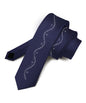 Vittorio Farina Men's Satin Skinny Necktie with Rhinestones