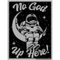 No God Up Here Sticker