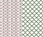 Reversible Red Ginger Jar and Trellis Gift Wrap