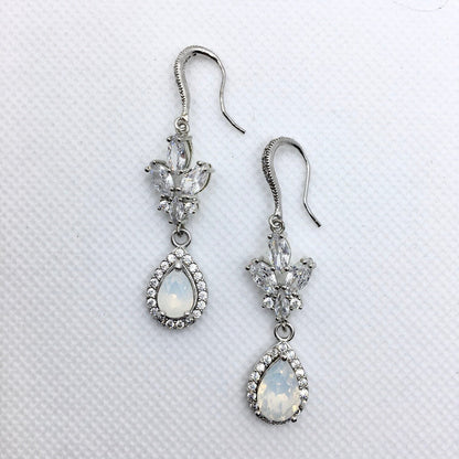 Marielle - Opal Bridal Earrings