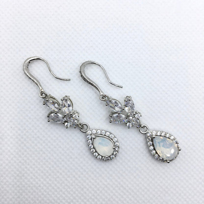 Marielle - Opal Bridal Earrings