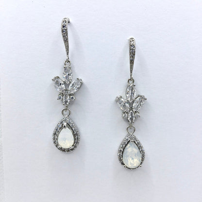 Marielle - Opal Bridal Earrings
