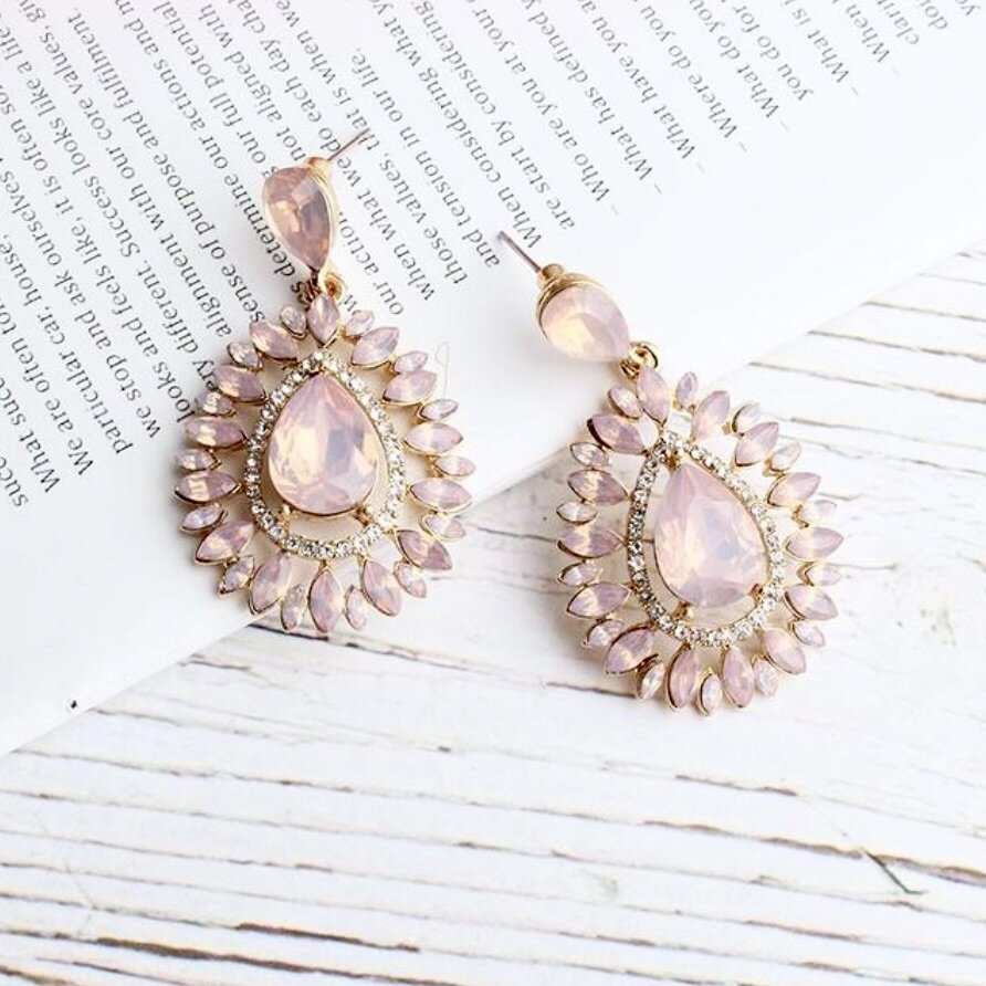 Tonia - Opal Bridal Earrings - More Colors
