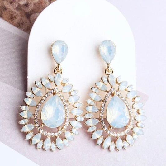 Tonia - Opal Bridal Earrings - More Colors