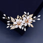 Lillian - Opal Gold Bridal Hair Clip