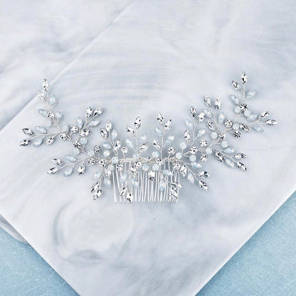 "Frida" -  Opal Bridal Hair Comb
