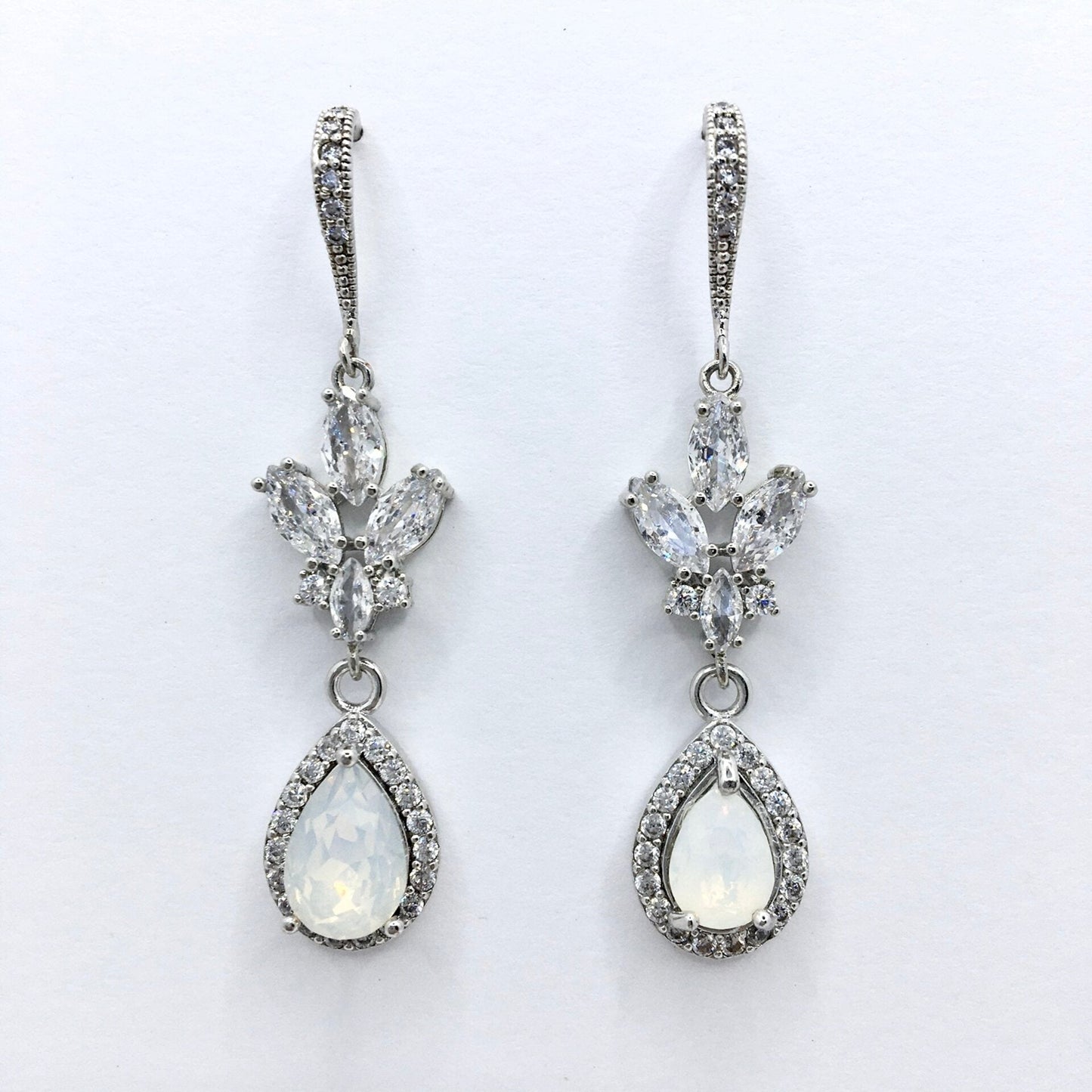 Marielle - Opal Bridal Earrings