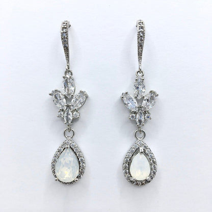 Marielle - Opal Bridal Earrings