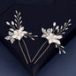 Amaryllis - Opal Bridal Hair Comb and Pin Set