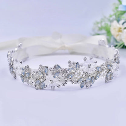 Dakota - Pearl and Opal Bridal Belt/Sash