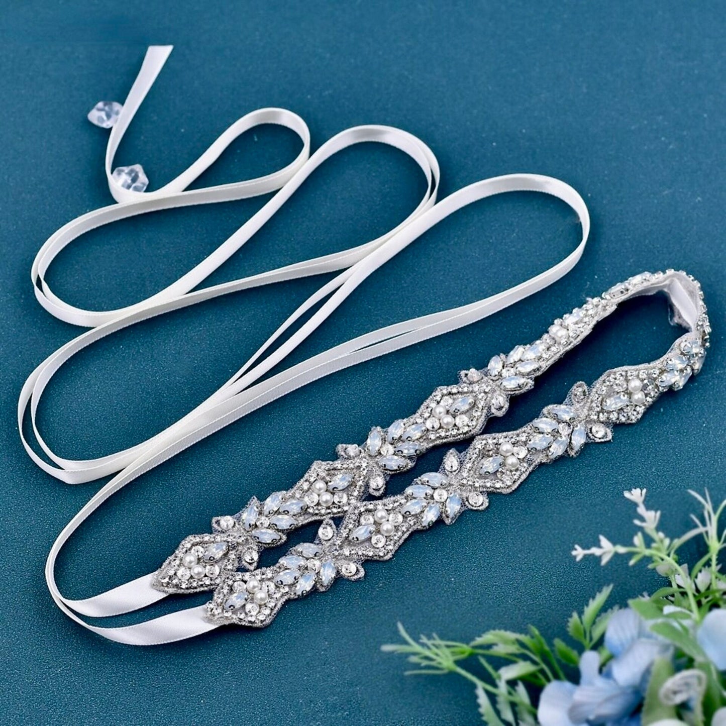 Joan - Opal and Pearl Bridal Belt