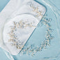 Kathleen - Opal and Pearl Wired Bridal Belt/Sash - Available in Silver and Gold