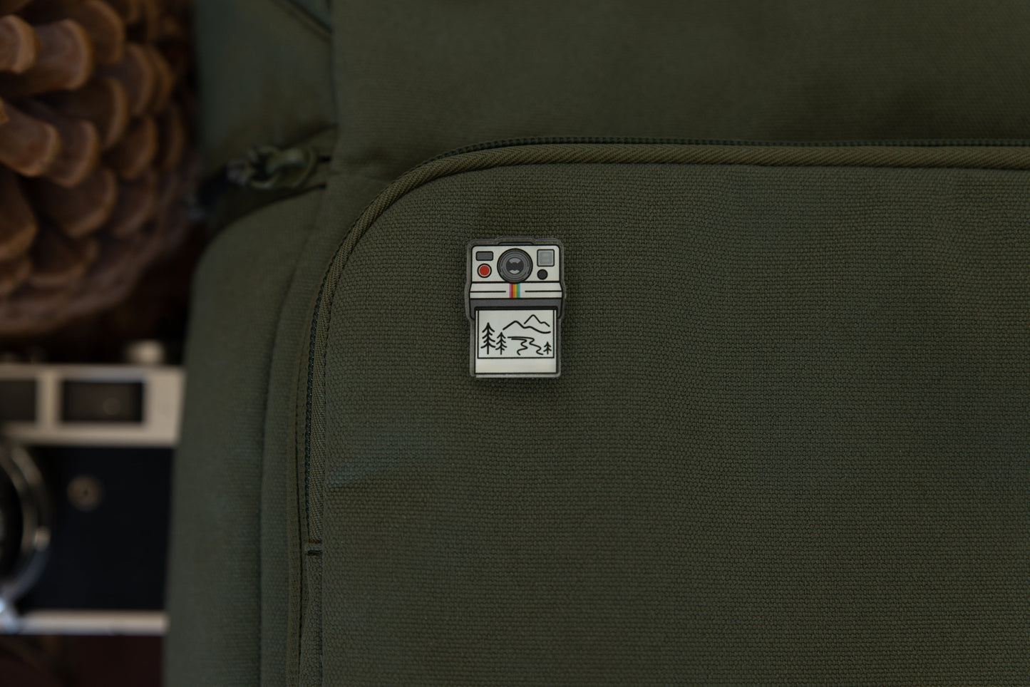 Outdoor Photographer Acrylic Pin