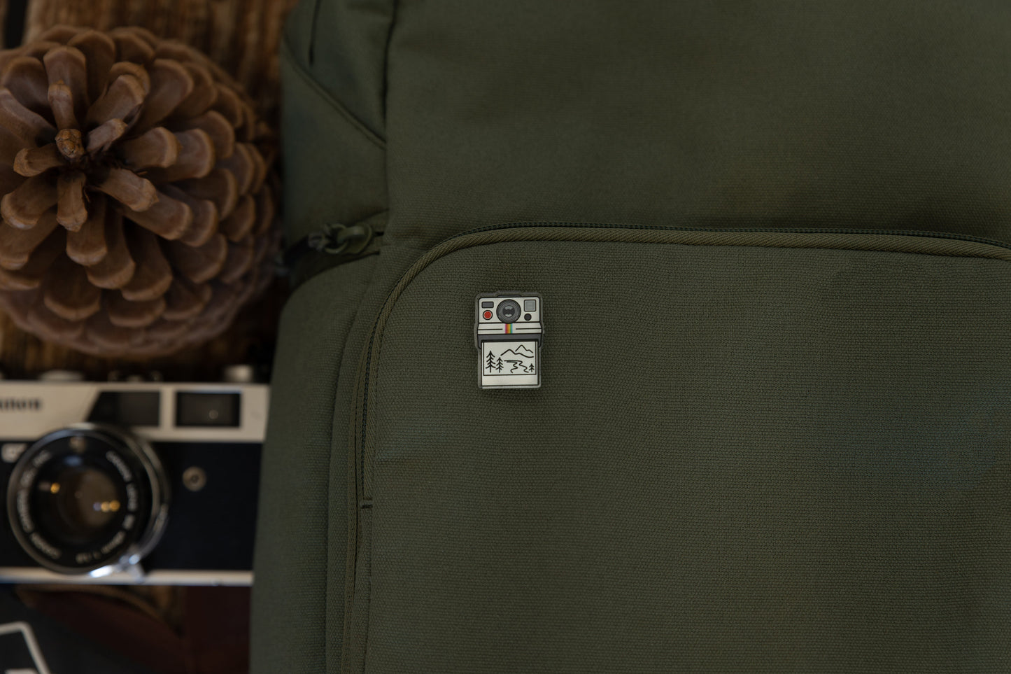 Outdoor Photographer Acrylic Pin