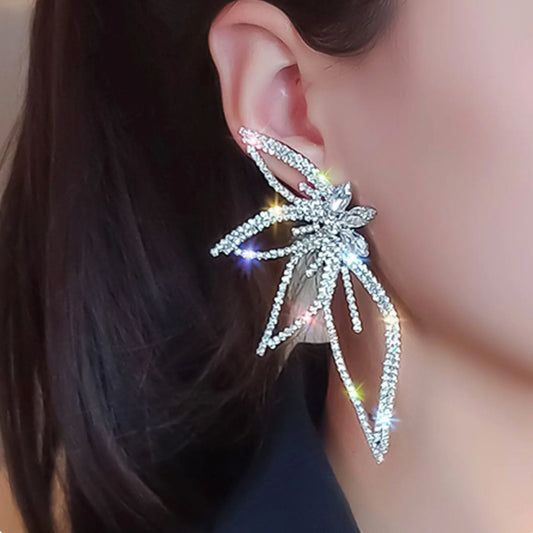 Kalyn - Rhinestone Bridal Earrings