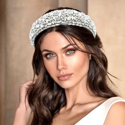 "Brandalyn" - Royal Austrian Crystal Bridal Headband / Tiara